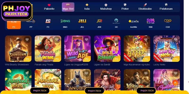 Mga Sikat na Pamagat sa Slots ng PHJOY