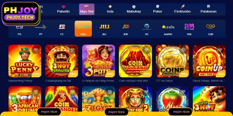Pinipili ng mga Pinoy ang Slots ng PHJOY